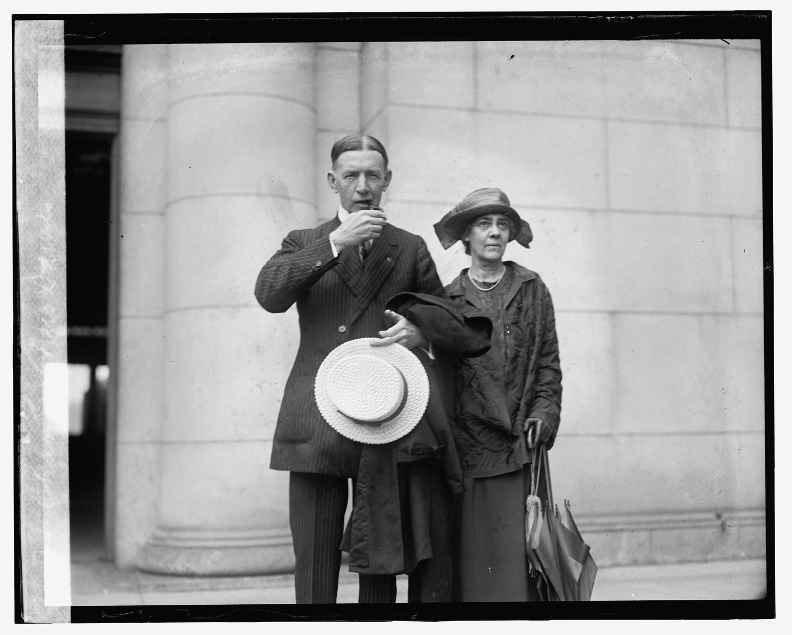 Chas. G. & Mrs. Dawes, [7/1/24], [1924 July 1] — historic photograph