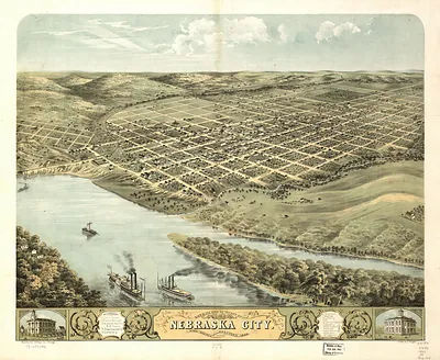 Nebraska City, Nebraska, 1868