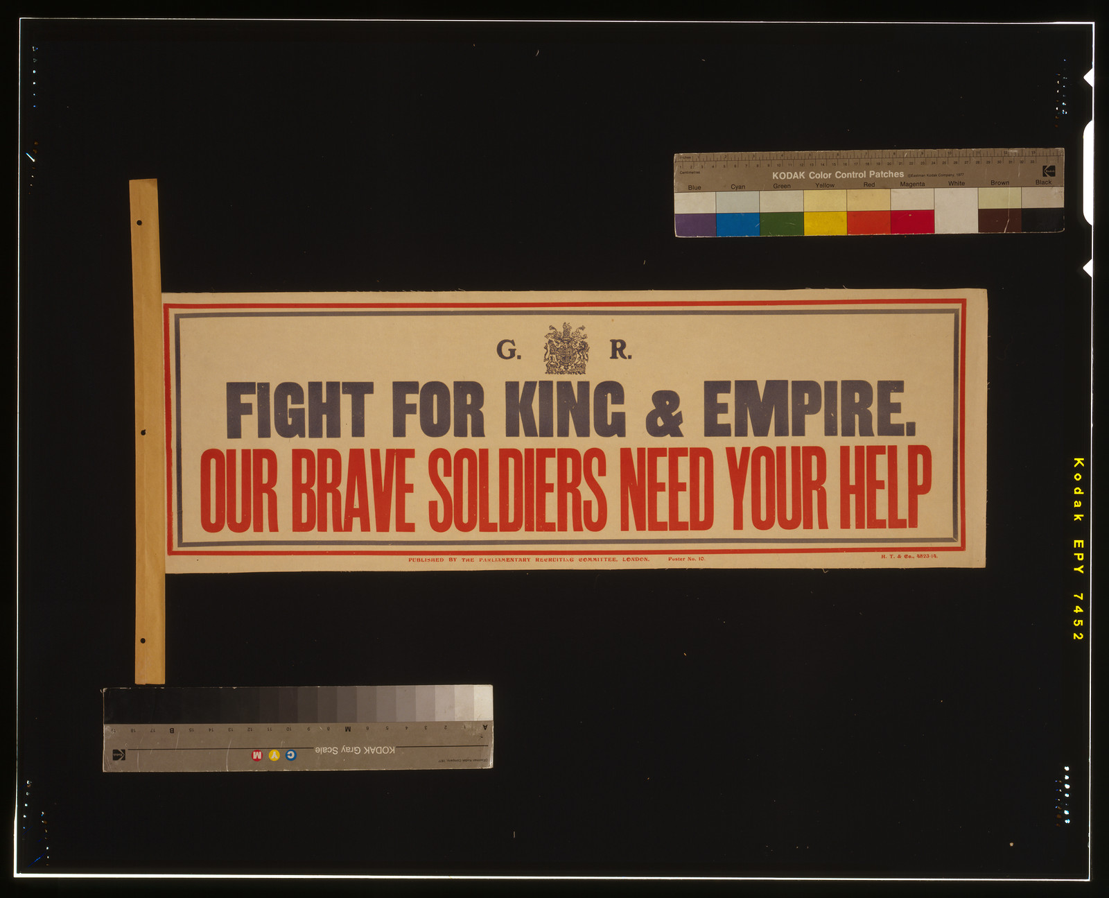 Fight for king & empire. Our brave soldiers need your help / H.T. & Co., London : Parliamentary Recruiting Committee, [1914] — vintage poster