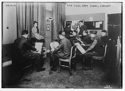 Life Class, Army School, Coblenz