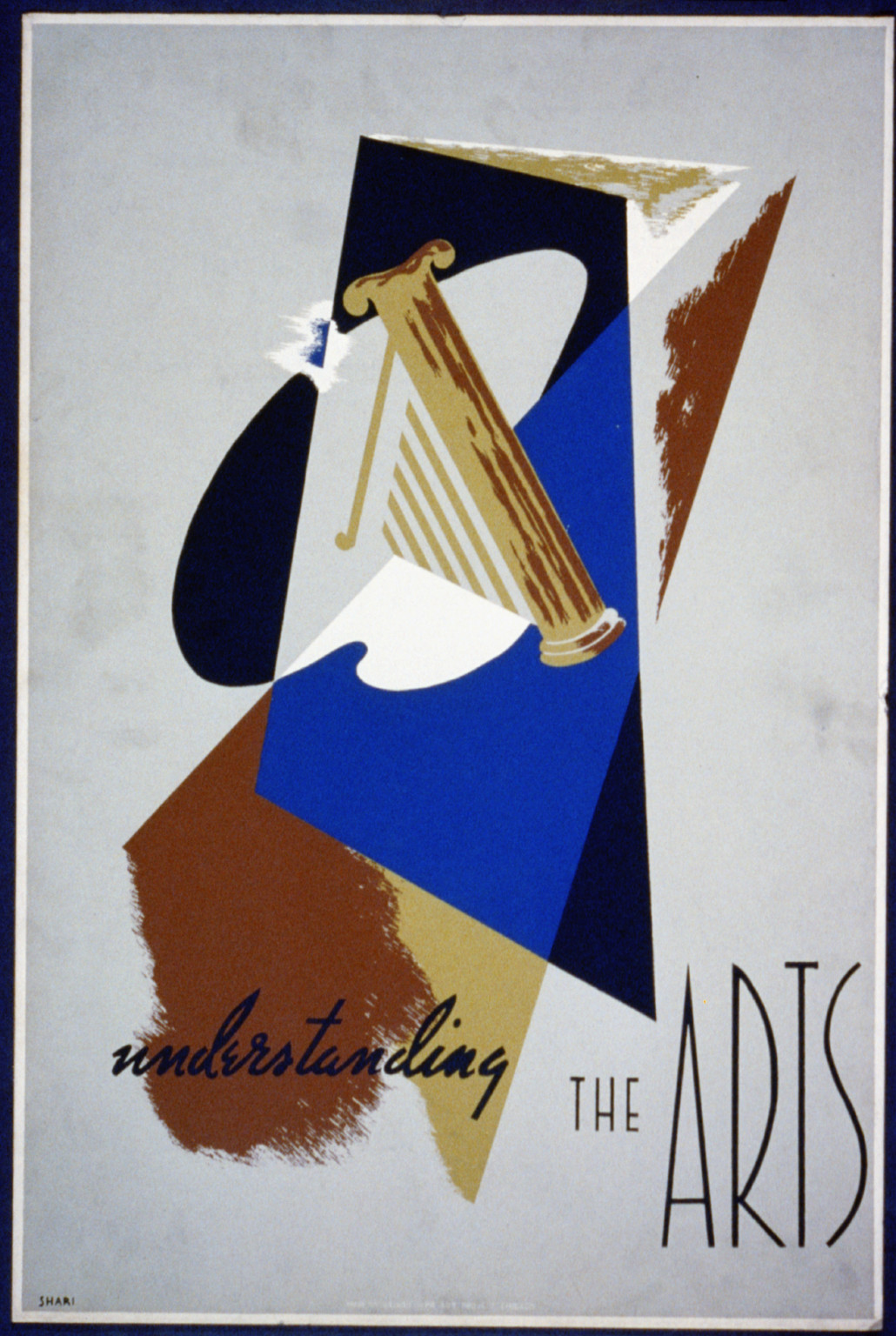 Understanding the arts / Shari., 1936 — vintage poster