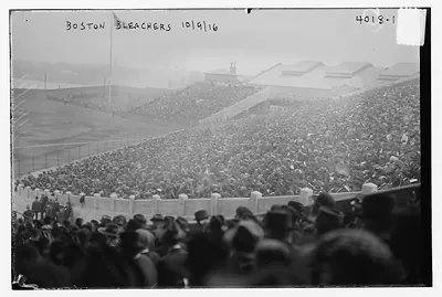 Boston bleachers, Braves Field 2nd game of World Series, 10/9/16