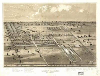 Camp Chase, Ohio, 1860