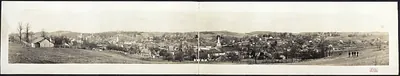 Birds-eye view of Jonesboro, Tennessee, 1909