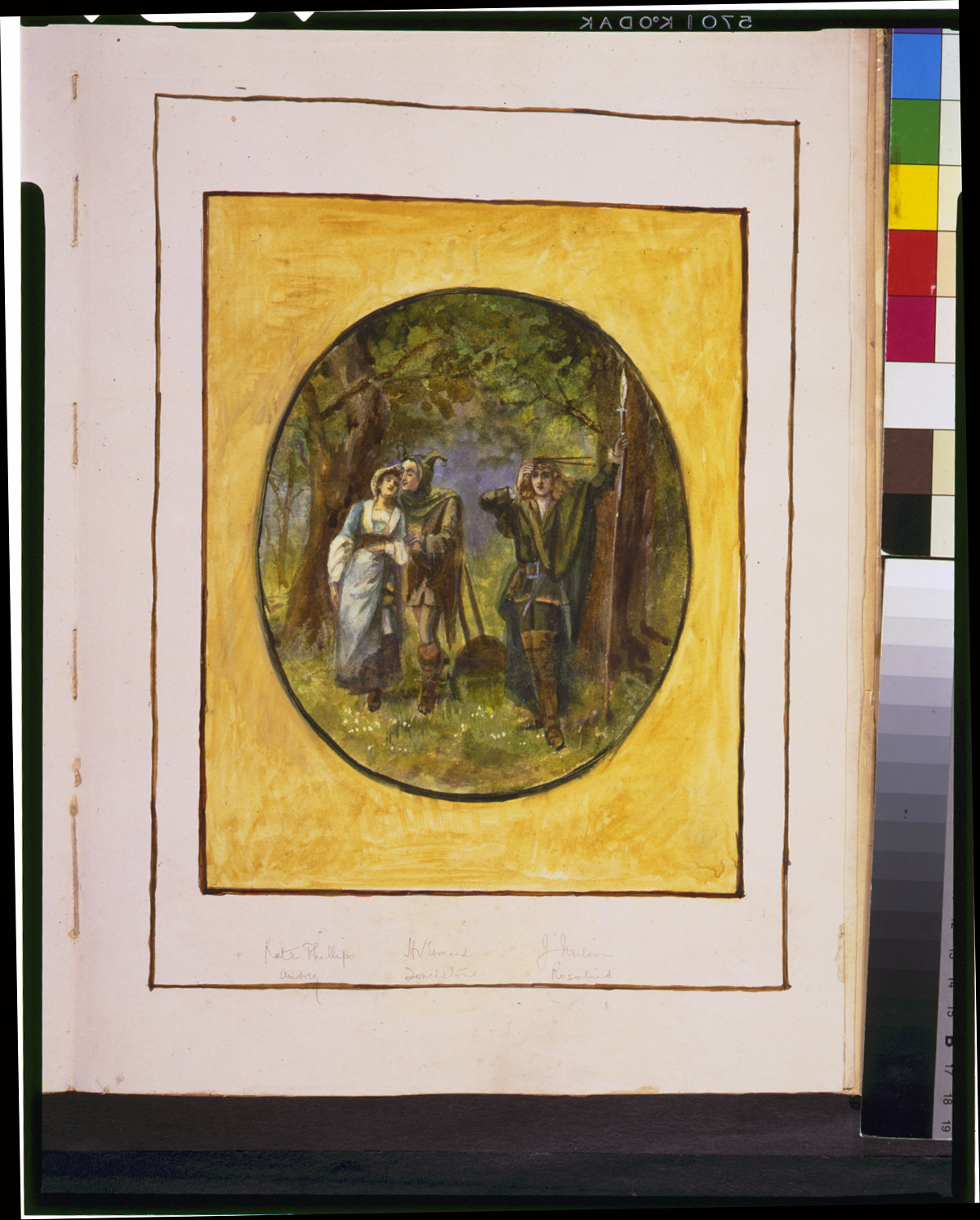 [Scene from Shakespeare's As you like it, 1 painting : watercolor. — historic image