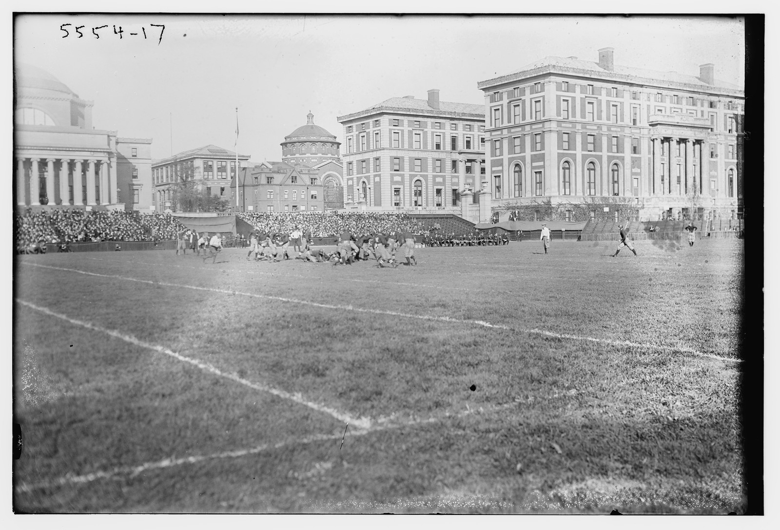 Columbia v. Amherst football, n/a — historic photograph