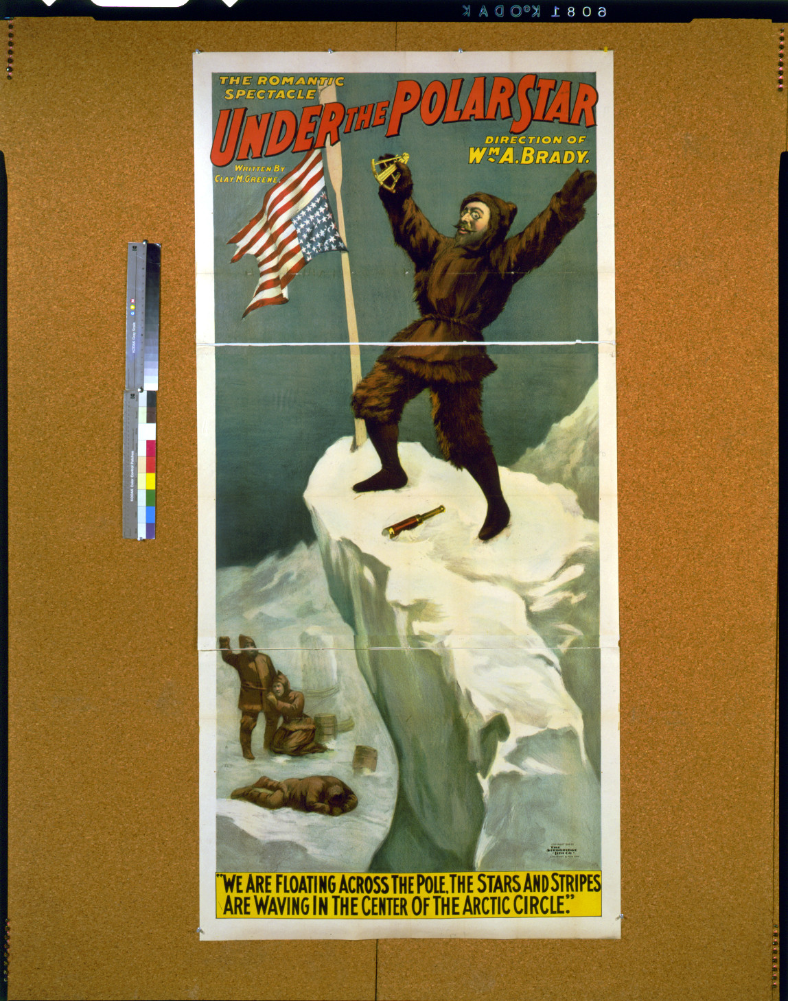 Under the polar star., Cincinnati ; New York : Strobridge Lith. Co., c1896. — vintage poster