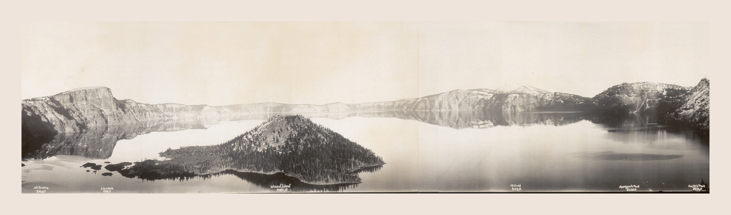 OR 1911 Crater Lake PHOTO, 1911 — historic image