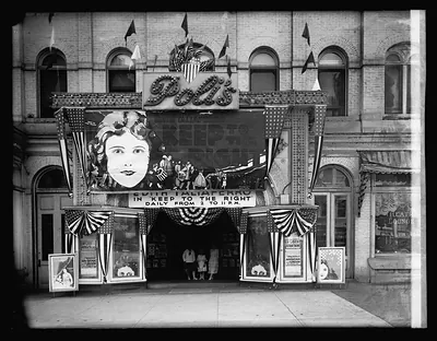 Polis theater front, [Washington, D.C.], 1920