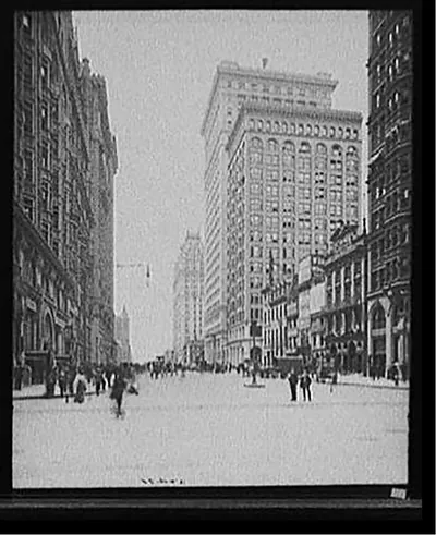 [South Broad Street from City Hall, Philadelphia, Pa.]