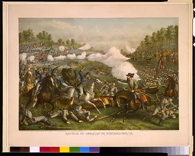 Battle of Opequan or Winchester, Va.--Sept. 19' 1864--Union: (Gen. Sheridan) ... Conf. (Gen. Early) ...