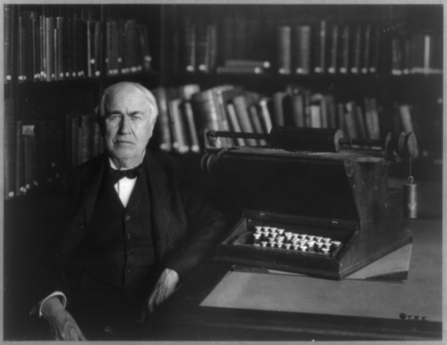Thomas Alva Edison, 1847-1931, c1921 March 19. — historic photograph