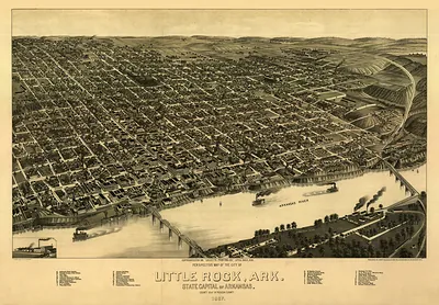 Little Rock, Arkansas, 1887