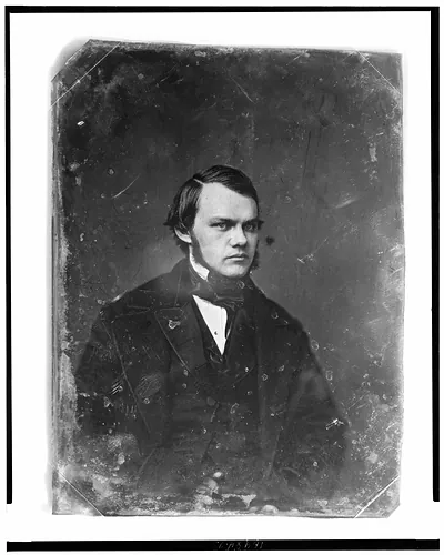 [Henry J. Raymond, half-length portrait, three-quarters to the right]