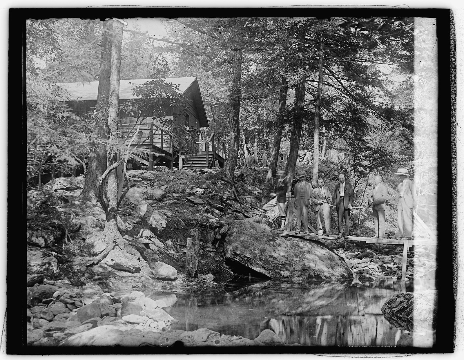 Hoover camp on the Rapidan, 8/17/29, [19]29 August 17. — historic photograph