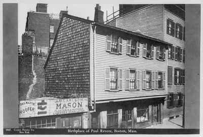 Birthplace of Paul Revere, Boston, Mass.