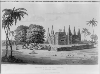 Mosque & Place of Assembly at Dramanet Galam