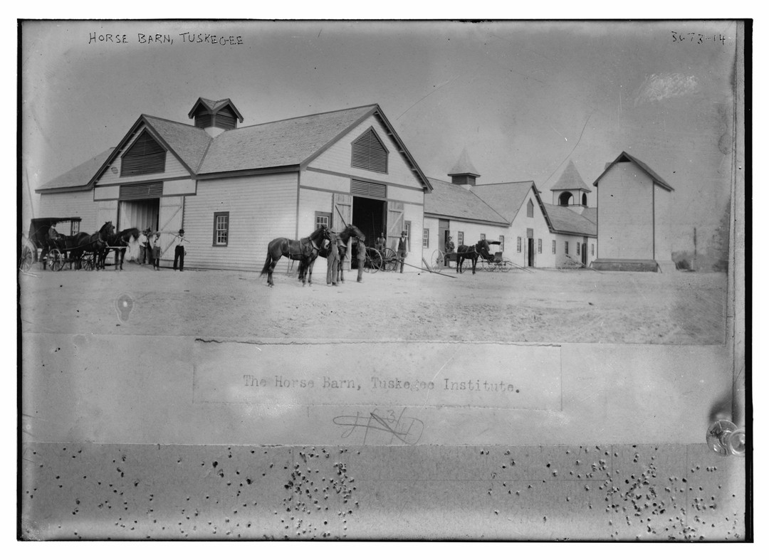 Horse Barn, Tuskegee, n/a — historic photograph