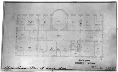 [Plan of the second floor of the White House]
