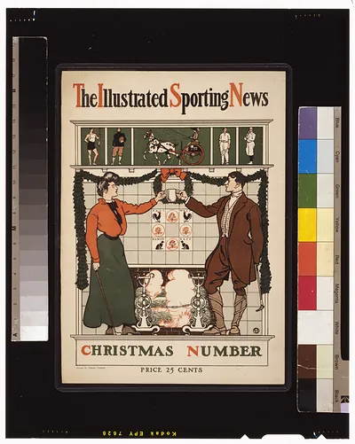 The Illustrated sporting news. Christmas number / Drawn by Edward Penfield.