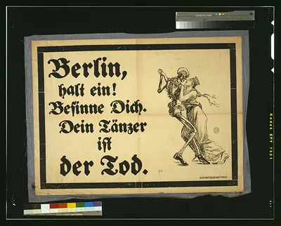 Berlin, halt ein! Besinne Dich. Dein Tänzer ist der Tod.
