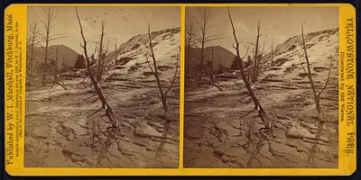 Mammoth Hot Springs Series. Dianas Baths