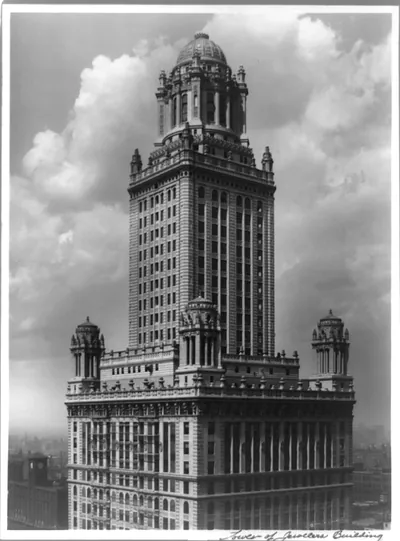 Tower of Jewellers' Building, Chicago, Illinois