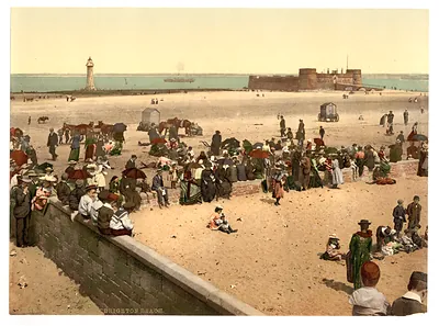 New Brighton Beach Liverpool England