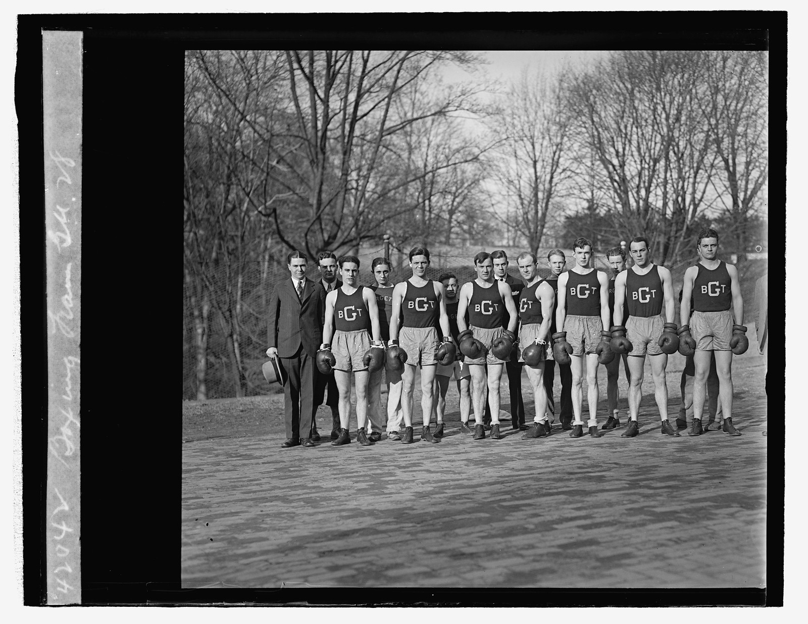 Boxing team, G.U., '28, [19]28. — historic photograph