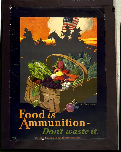 Food is ammunition--don't waste it / J.E. Sheridan.