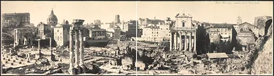 B Roman Forum from Palatine Hill, Italy, 1909