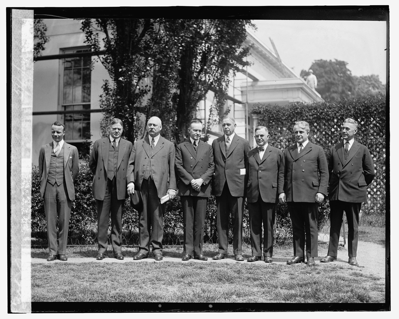 [Coolidge and group], 5/6/24, [19]24 May 6. — historic photograph