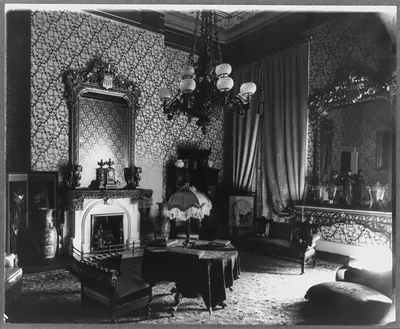 Old Red Room in White House, Washington, D.C.