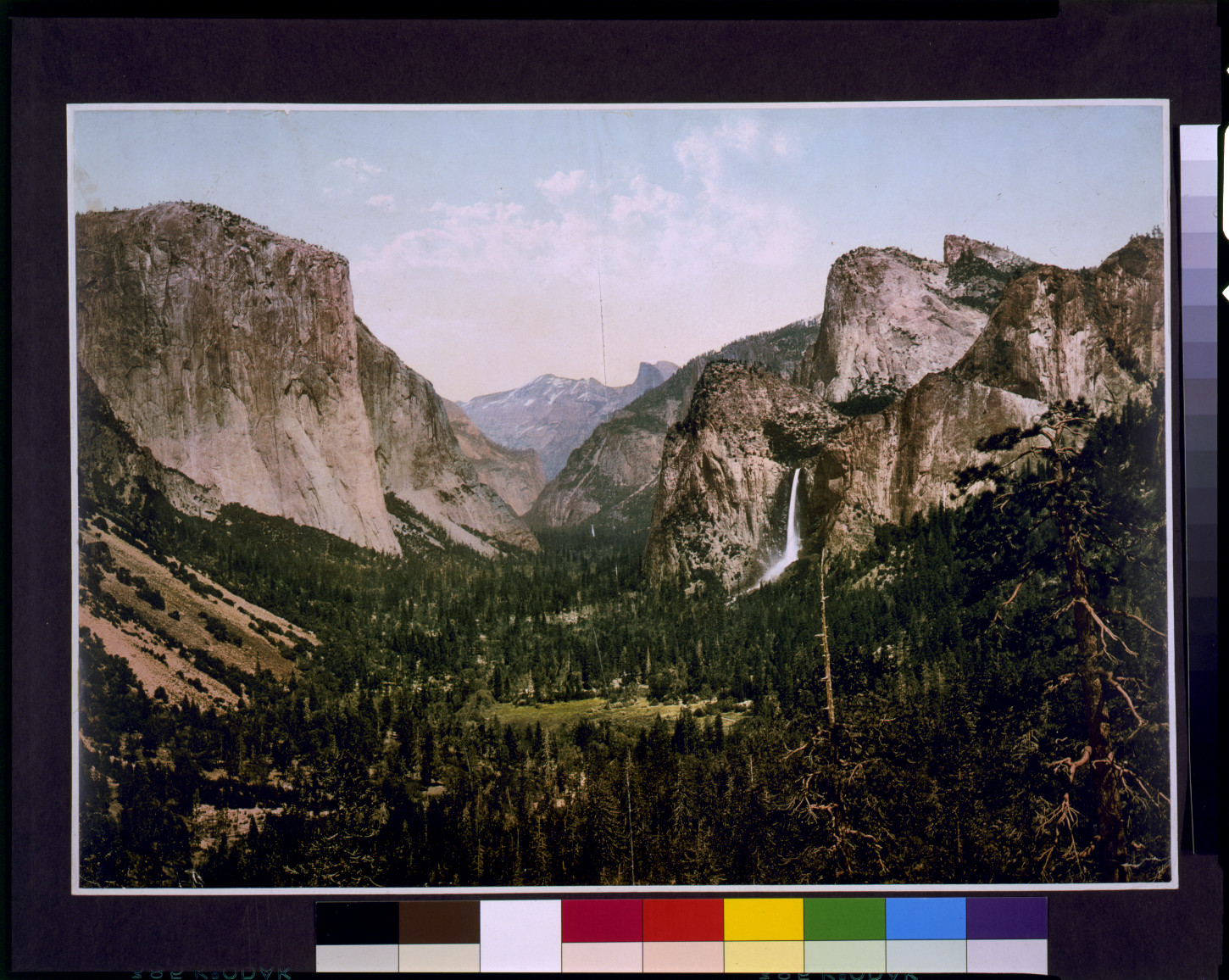 Yosemite Valley from Artists' Point, Calif., c1898. — historic print