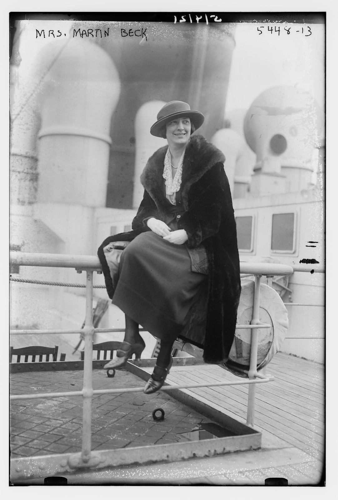 Mrs. Martin Beck, n/a — historic photograph
