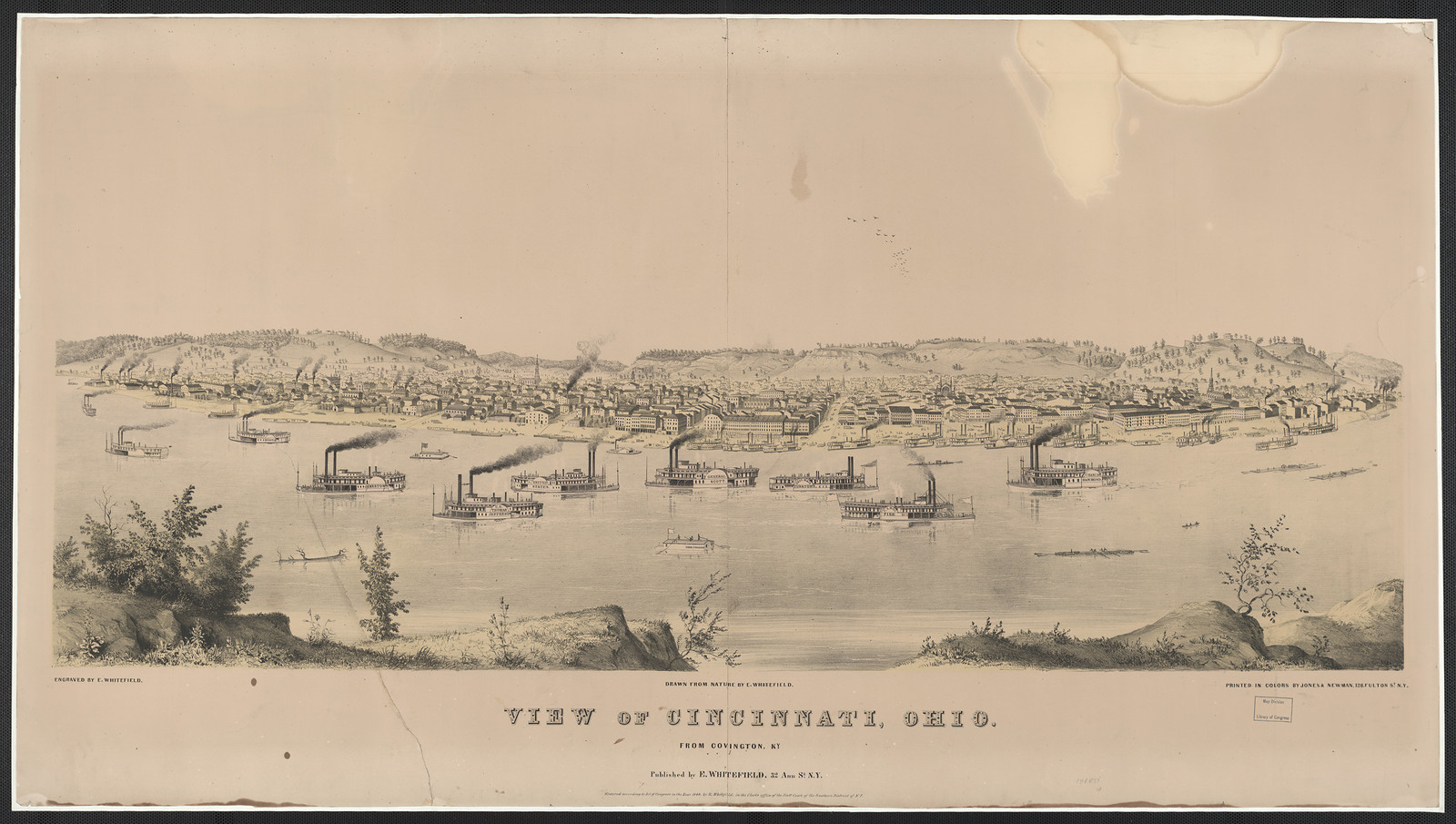 View of Cincinnati, Ohio, from Covington, Ky. — historic image