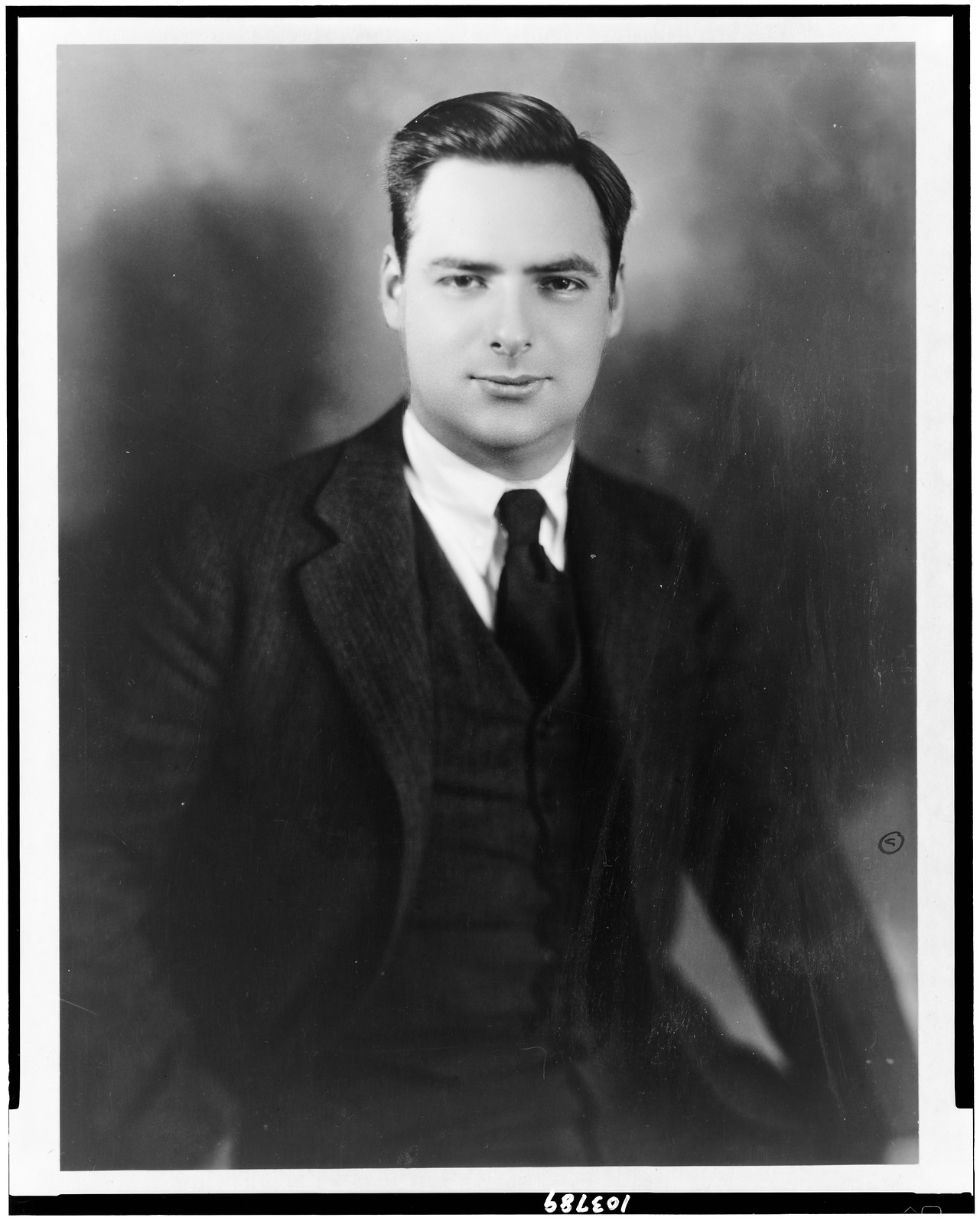 [James M. Curley, Jr., son of Boston politician James Michael Curley (1874-1958), half-length portrait, facing front], c1931 Jan. 22. — historic photograph