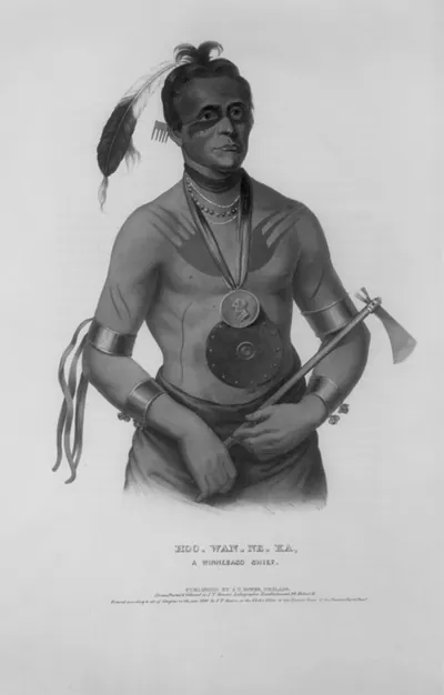 Hoowanneka [or Little Elk], a Winnebago chief