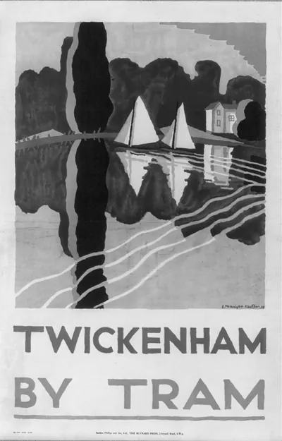 Twickenham by tram / E. McKnight Kauffer '24.