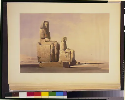 Thebes Decr 4th 1838 / David Roberts, R.A.