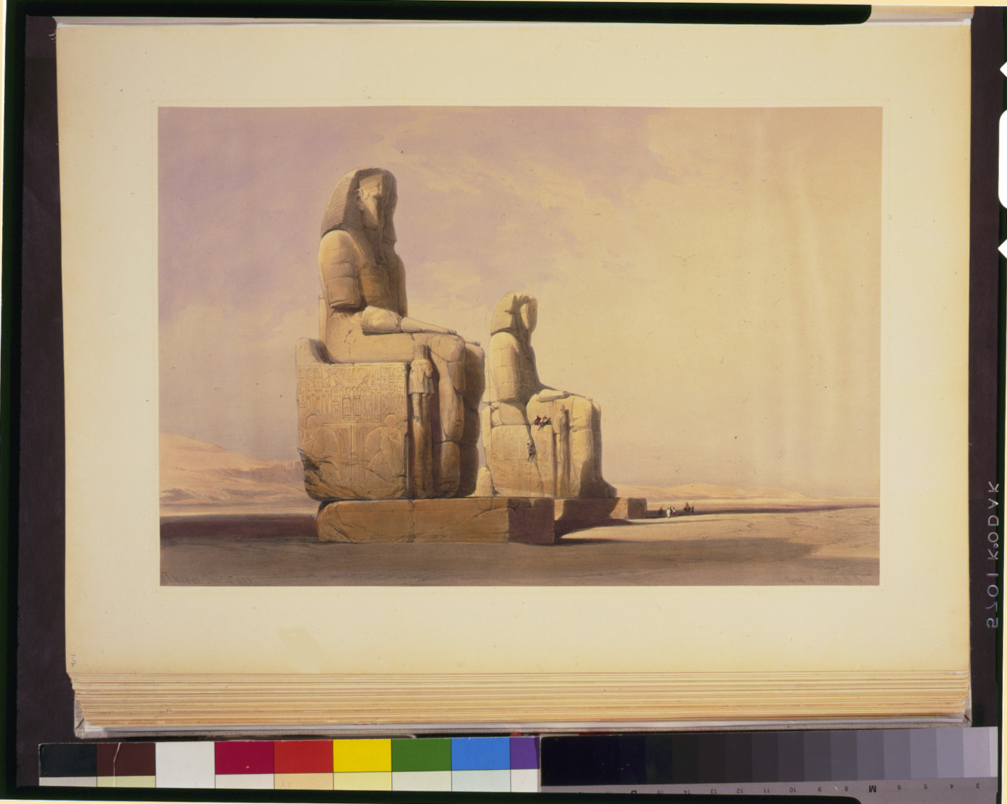 Thebes Decr 4th 1838 / David Roberts, R.A., [published between 1846 and 1849] — antique lithograph