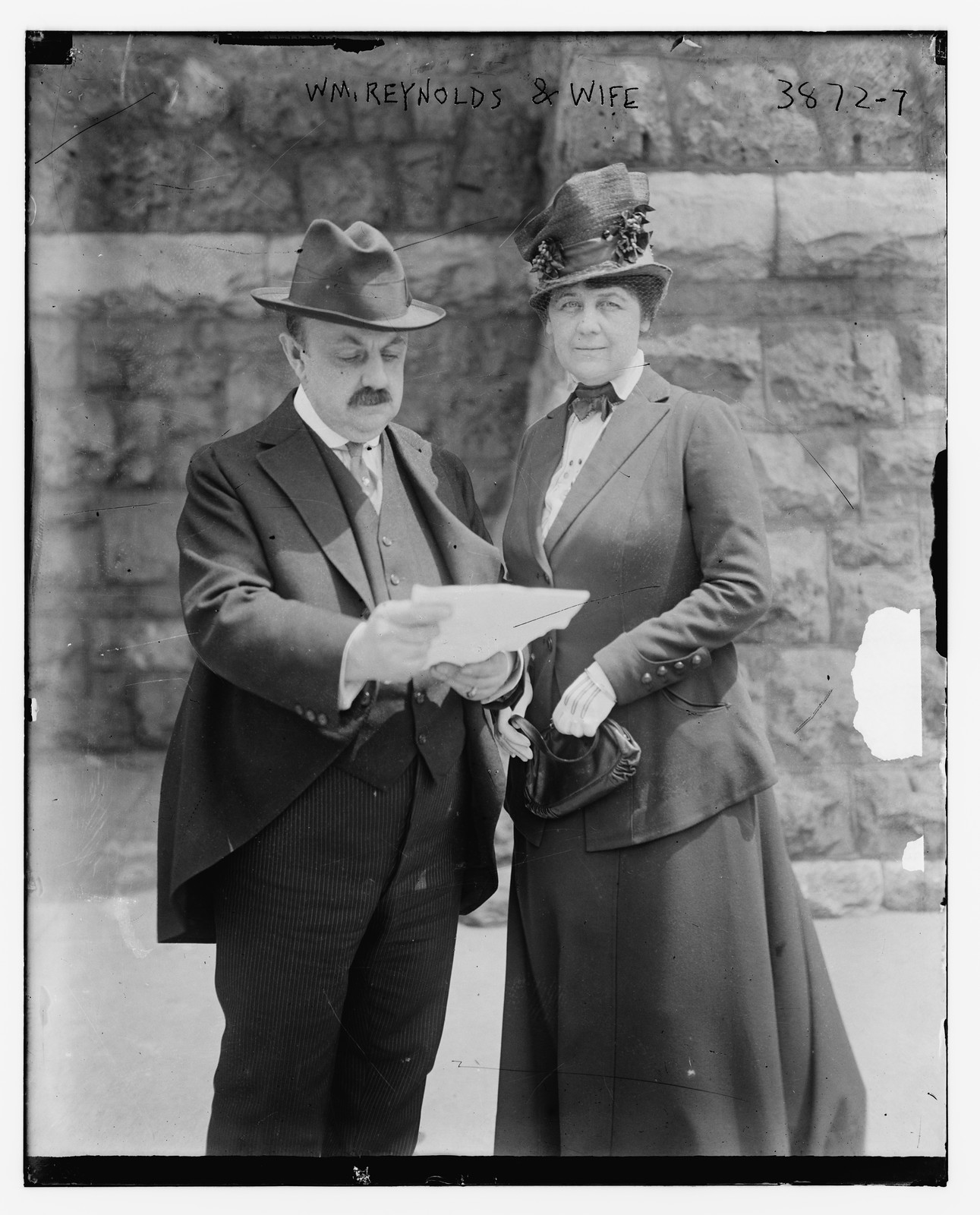 Wm. Reynolds & wife, n/a — historic photograph