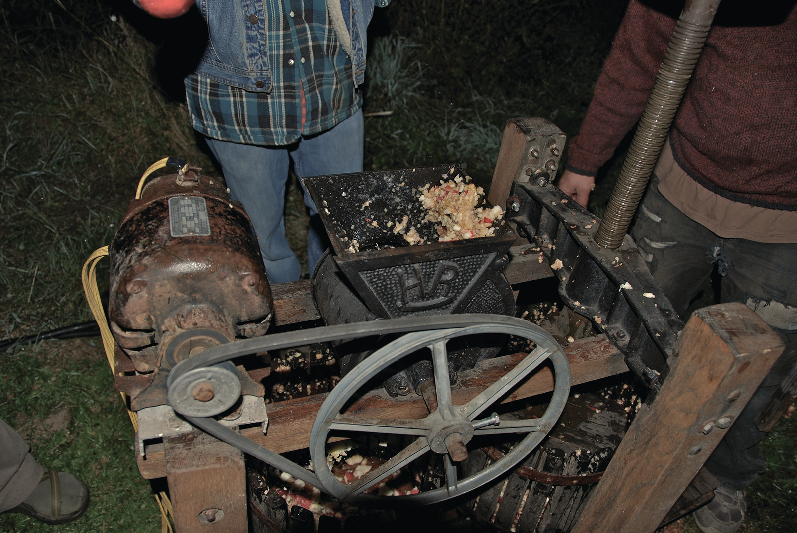Old Time Cider Press — historic image