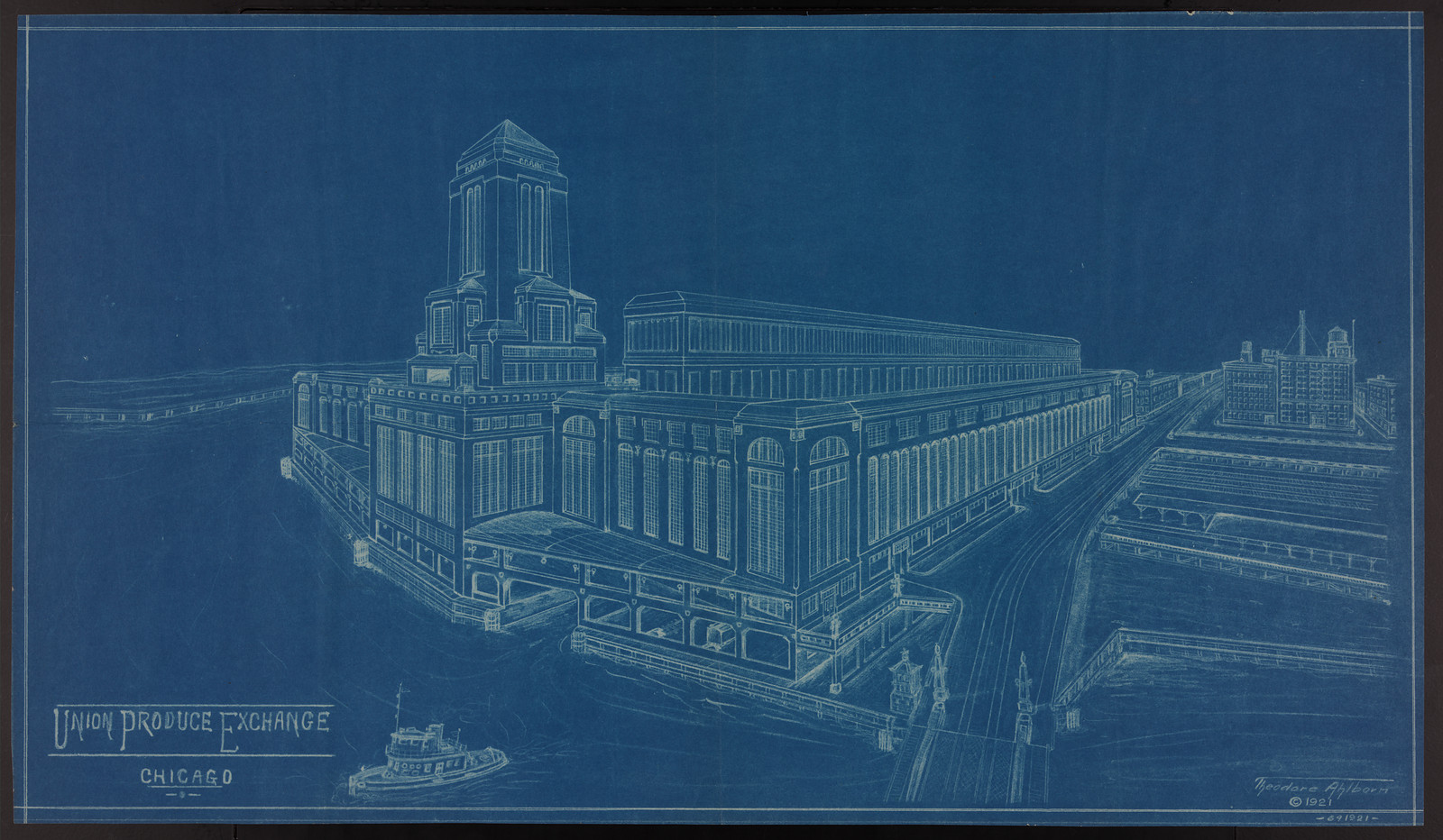 Union Produce Exchange Chicago The — historic image
