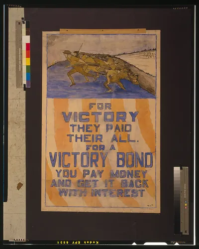 For victory they paid their all--For a Victory Bond you pay money and get it back with interest / R.L.B.