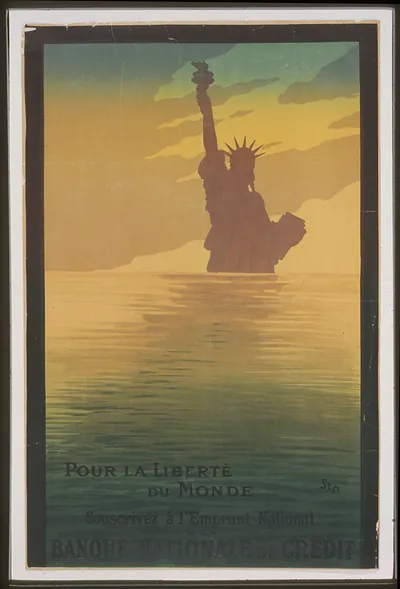 Pour la liberteacute du monde. Souscrivez aacute lemprunt national aacute la Banque Nationale de Creacutedit