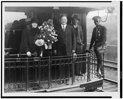 Hoover continues eastern speaking tour as New Jersey towns cheer