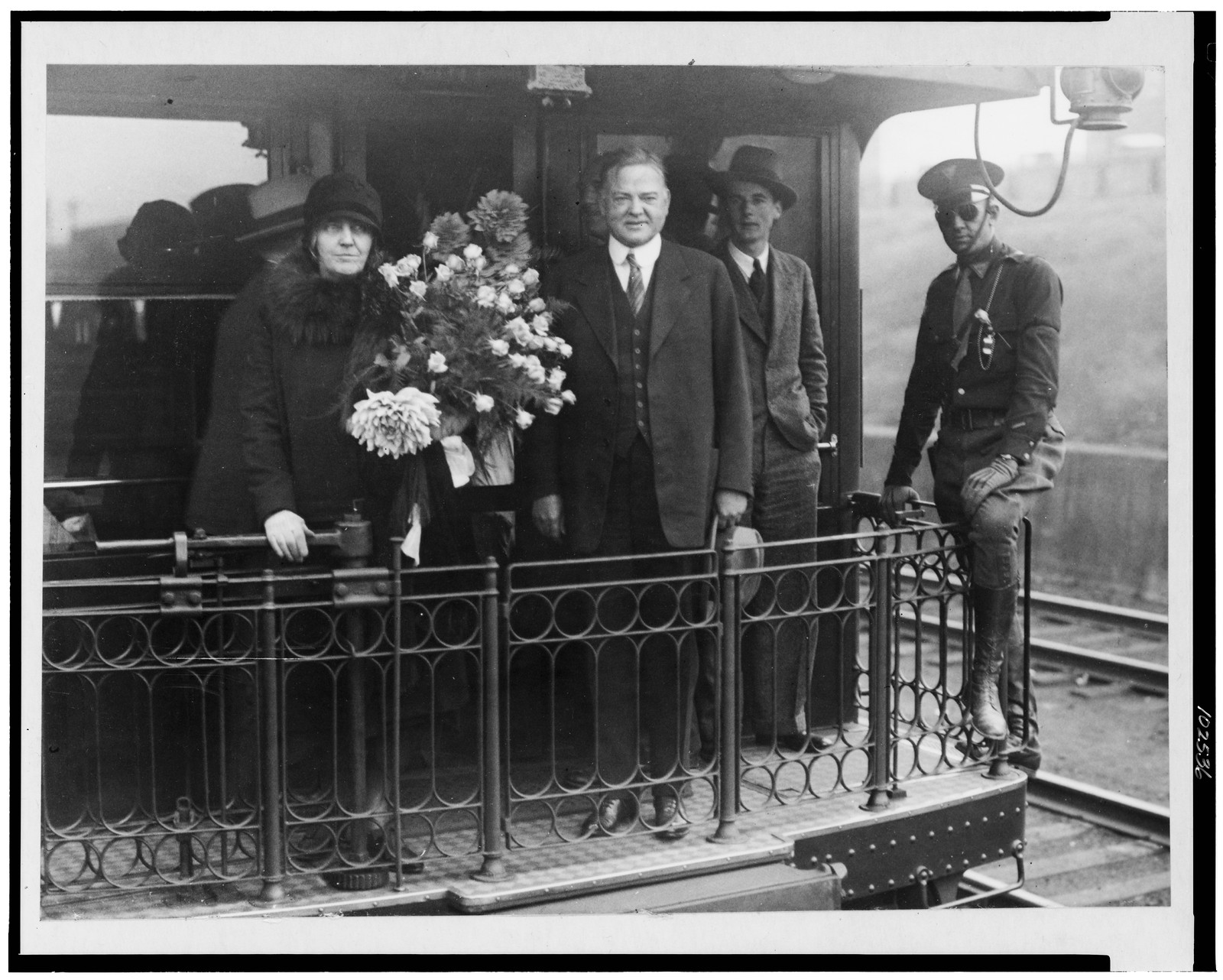 Hoover continues eastern speaking tour as New Jersey towns cheer, [1928?] — historic photograph