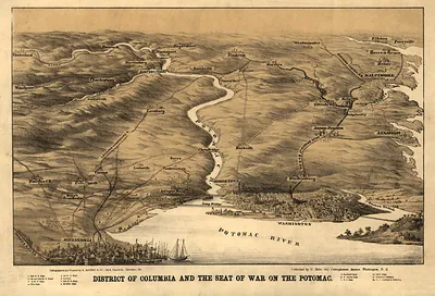 District of Columbia and the Seat of War on the Potomac