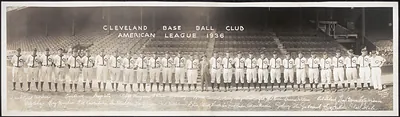 Cleveland Base Ball Club, American League 1936, team panorama